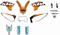 FACTORY ENDURO GRAPHICS SX 07-10, EXC 08-11