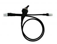 BATTERY CABLE 25+60CM W. SWITCH