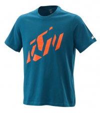 RADICAL SLICED TEE BLUE