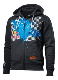 OVERSPRAY ZIP HOODIE DARK BLUE